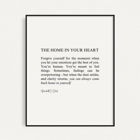 "The Home In Your Heart" print - Print Material - Prints By Michell