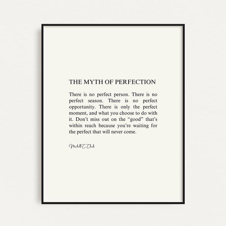 "The Myth of Perfection" print - Print Material - Prints By Michell