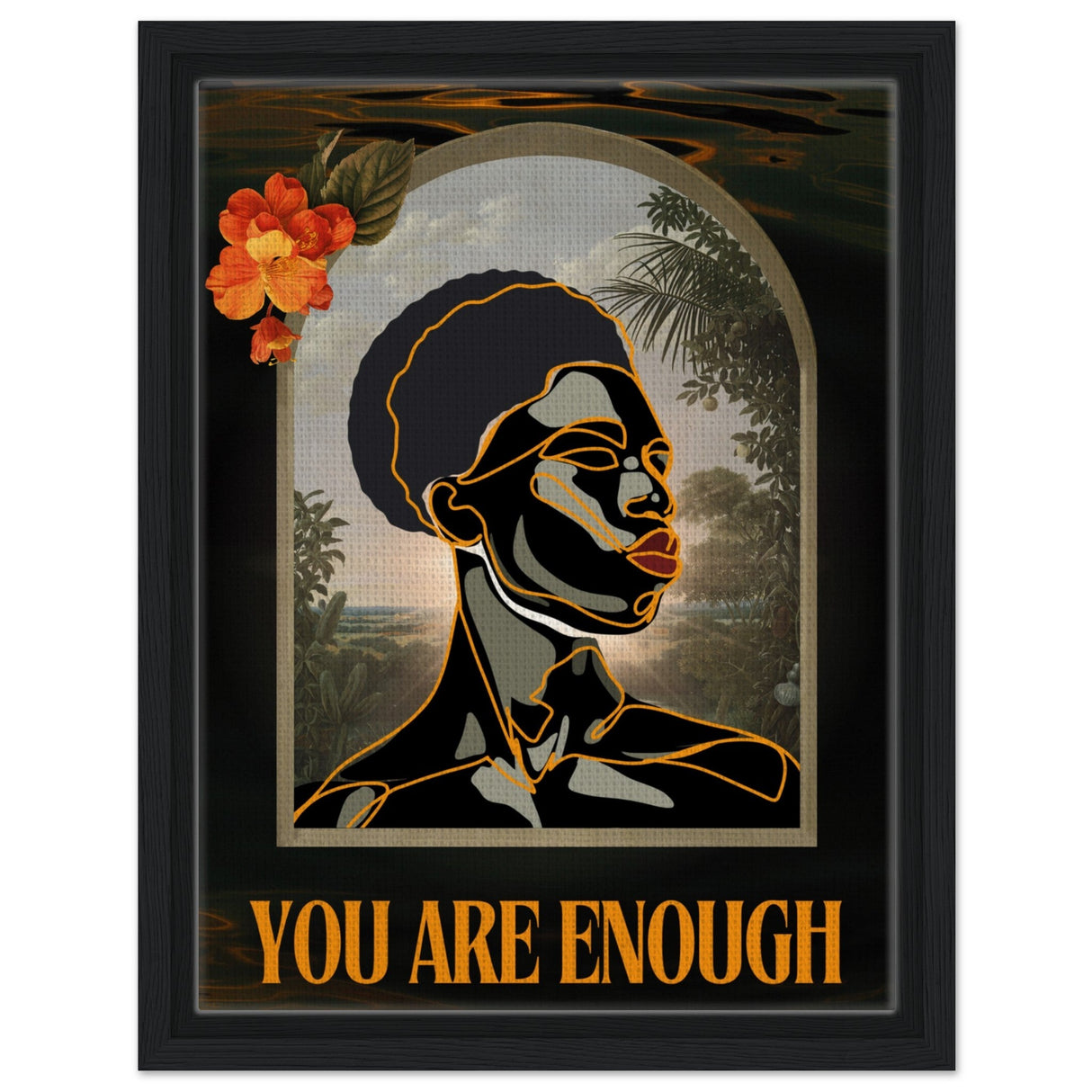 "You Are Enough" print - Print Material - Prints By Michell