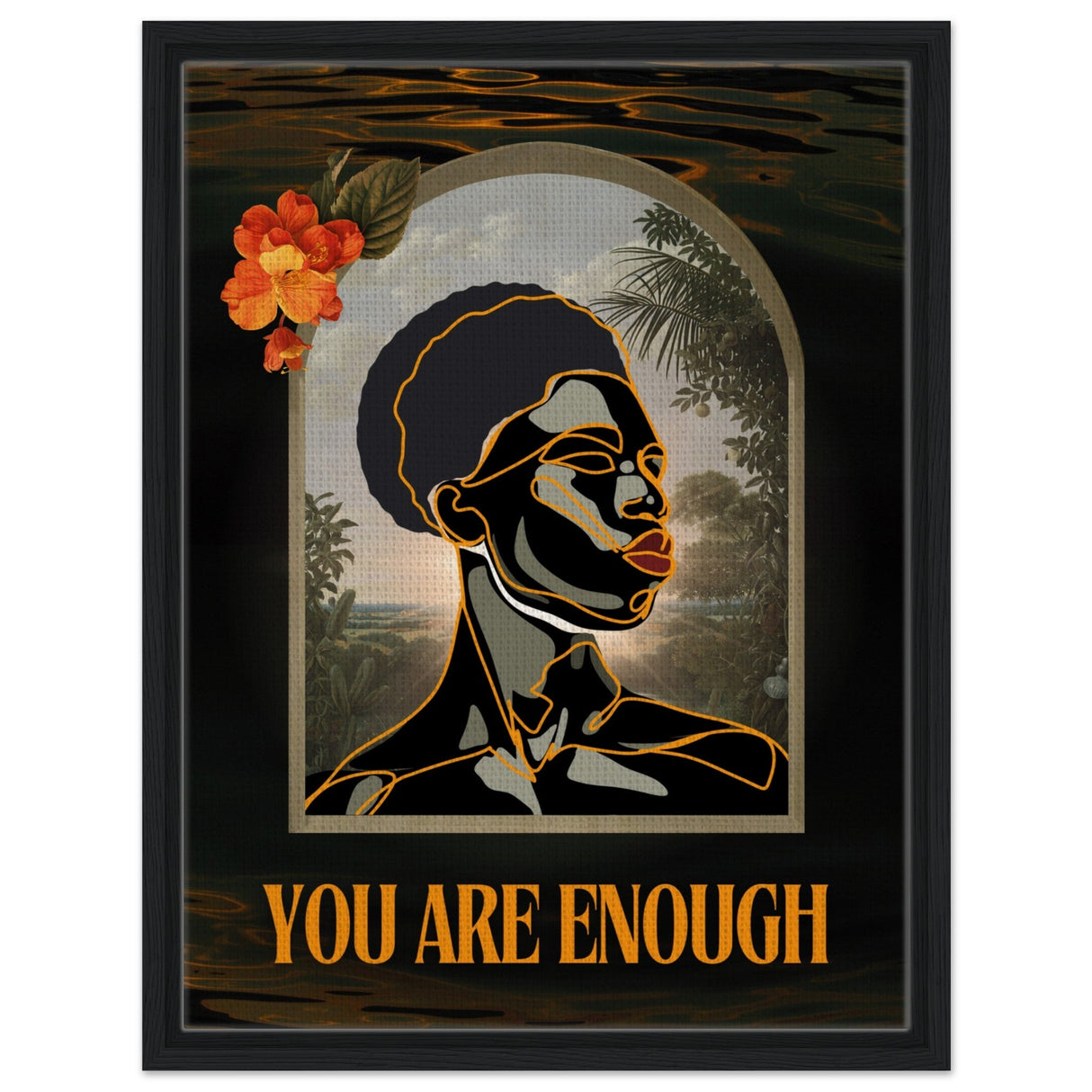 "You Are Enough" print - Print Material - Prints By Michell