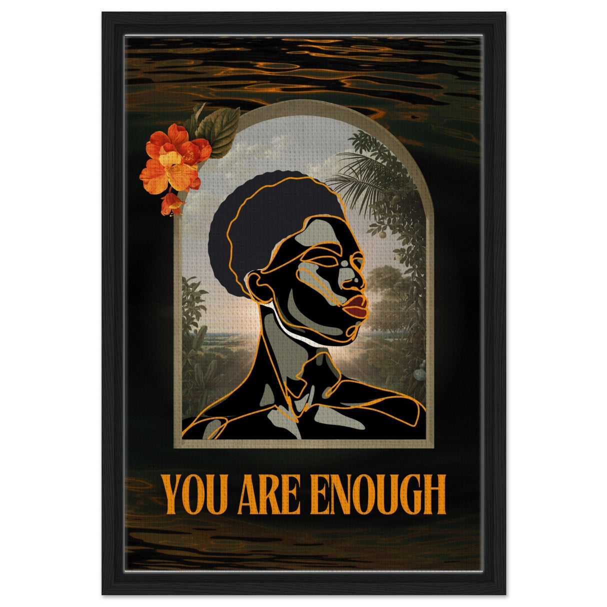 "You Are Enough" print - Print Material - Prints By Michell