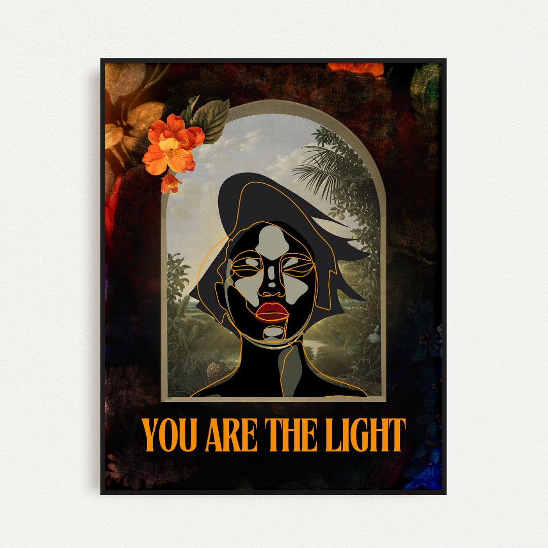 "You Are The Light" print - Matte Paper - Prints By Michell